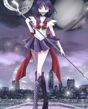 Notebook: Sailor Moon Anime Soft Glossy Cover College Ruled Pages Book 7.5 x 9.25 Inches 110 Pages