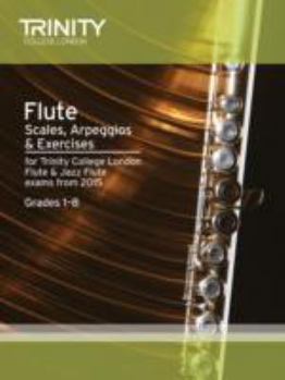 Paperback Flute & Jazz Flute Scales & Arpeggios from 2015: Grades 1 - 8 Book