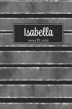 Paperback Isabella 2020 Planer: A5 Minimalistischer Kalender Terminplaner Jahreskalender Terminkalender Taschenkalender mit Wochen?bersicht [German] Book
