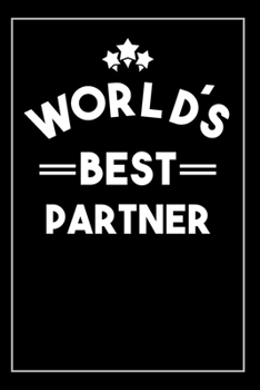 Paperback Worlds Best Partner: Blank Lined Journal Book