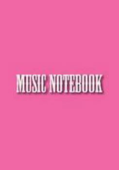 Paperback Music Notebook: 7 X 10, 125 pages Book