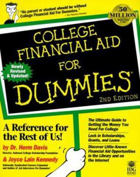 Paperback College Financial Aid For Dummies Book
