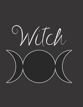 Paperback Witch: Grimoire Spell Book-Record Keeping-500 Pages 8.5 x 11 Book