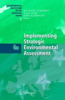 Paperback Implementing Strategic Environmental Assessment Book