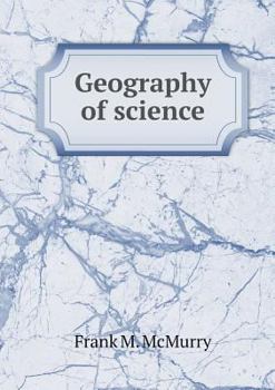 Paperback Geography of science Book