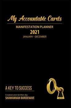 Hardcover My Accountable Cards Manifestation Planner: A Key to Success Book