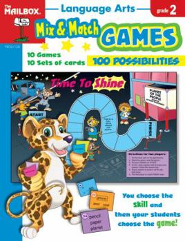 Paperback Mix & Match Games: Language Arts (Gr. 2) Book