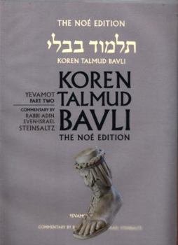 Hardcover Koren Talmud Bavli, Vol.15: Yevamot, Part 2, Noe Color Edition, Hebrew/English Book