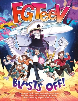 Paperback Fgteev: Blasts Off!: A Graphic Novel Book