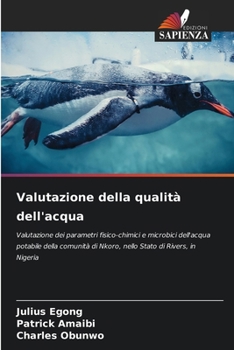 Paperback Valutazione della qualità dell'acqua [Italian] Book