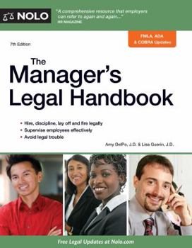 Paperback The Manager's Legal Handbook Book