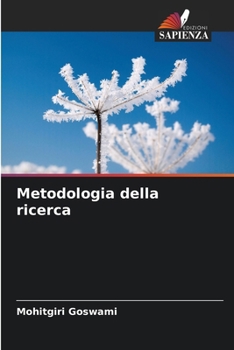 Paperback Metodologia della ricerca [Italian] Book