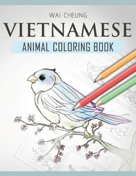 Paperback Vietnamese Animal Coloring Book