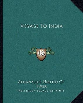 Paperback Voyage To India Book