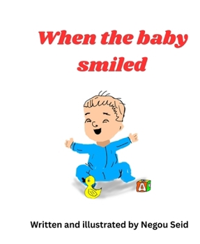 Paperback When The Baby Smiled [Large Print] Book