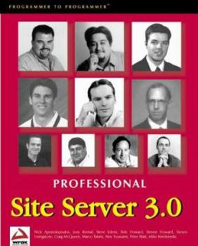 Paperback Professional Site Server 3.0 Book
