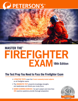 Paperback Master the Firefighter Exam Book