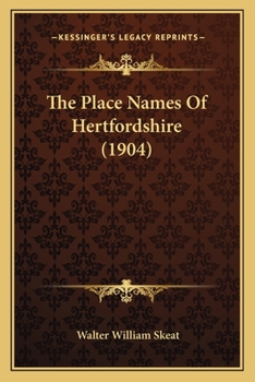 Paperback The Place Names Of Hertfordshire (1904) Book