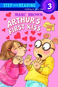 Paperback Arthur's First Kiss [With 2 Full Pages of Peel-Off Stickers] Book