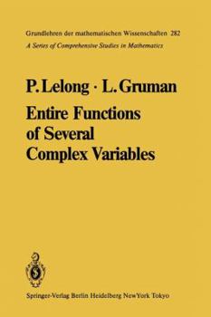 Paperback Entire Functions of Several Complex Variables Book