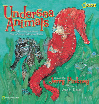 Hardcover Undersea Animals: A Dramatic Dimensional Visit to Strange Underwater Realms Book