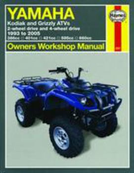 Paperback Yamaha Kodiak & Grizzly Atvs: 2-Wheel Drive and 4-Wheel Drive 1993 to 2005 Book