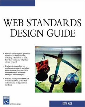 Paperback Web Standards Design Guide [With CDROM] Book