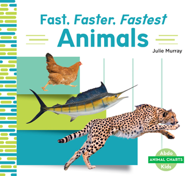Library Binding Fast, Faster, Fastest Animals Book