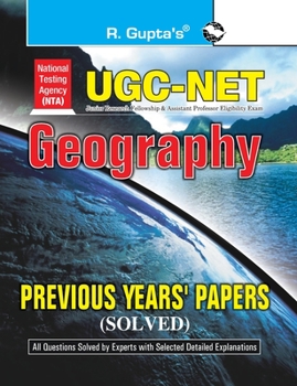 Paperback Nta-Ugc-Net: Geography Previous Years' Papers (Solved) Book