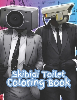 Paperback skibidi toilet coloring book