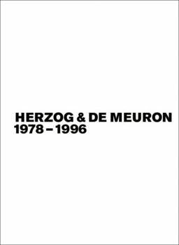 Perfect Paperback Herzog & de Meuron 1978-1996, Bd./Vol. 1-3 [German] Book