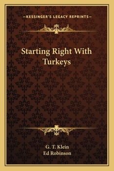 Paperback Starting Right With Turkeys Book