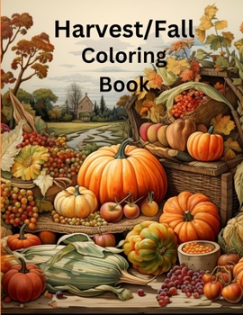 Paperback Harvest Coloring Book