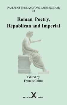 Hardcover Roman Poetry, Republican and Imperial Book