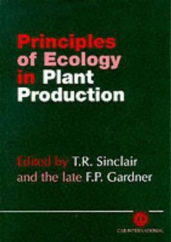 Paperback Principles of Ecology in Plant Production Book