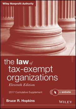 Paperback The Law of Tax-Exempt Organizations, 2017 Cumulative Supplement, + Website Book