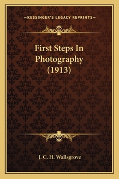 Paperback First Steps In Photography (1913) Book