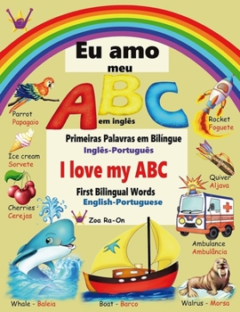 Paperback Eu amo meu ABC em inglês [Portuguese] Book
