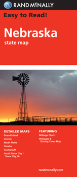 Map Rand McNally Easy to Read! Nebraska State Map Book