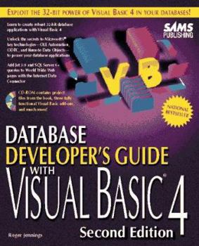 Paperback Database Developer's Guide with Visual Basic Book
