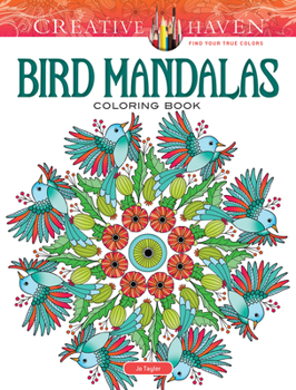 Paperback Creative Haven Bird Mandalas Coloring Book