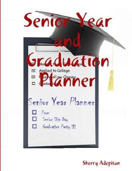 Paperback Senior Year and Graduation Planner Book