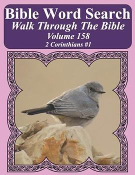 Paperback Bible Word Search Walk Through The Bible Volume 158: 2 Corinthians #1 Extra Large Print Book