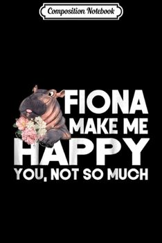 Composition Notebook: Team fiona - Fiona The Hippo Baby  Journal/Notebook Blank Lined Ruled 6x9 100 Pages