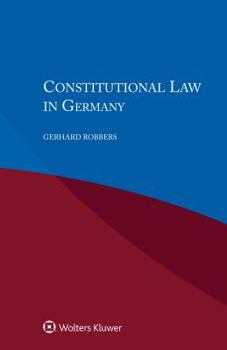 Paperback Constitutional Law in Germany Book