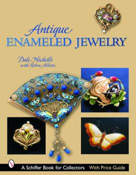 Hardcover Antique Enameled Jewelry Book