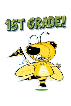 Paperback 1st Grade: Hornet Bee Teacher Address Book Gift 6"x9" Handy 156 Pages Notebook Book