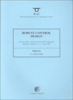 Paperback Robust Control Design 1997 Book