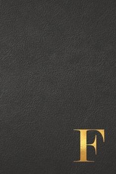 F: Executive Monogram Initial To Do List Notebook | Daily Checklist Planner