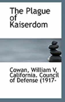 Paperback The Plague of Kaiserdom Book